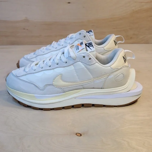 Nike x Sacai VaporWaffle Sail Gum Sneakers